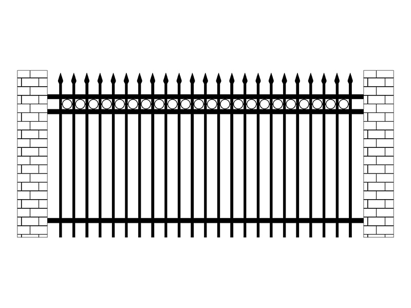 別墅鋅鋼圍欄圖片