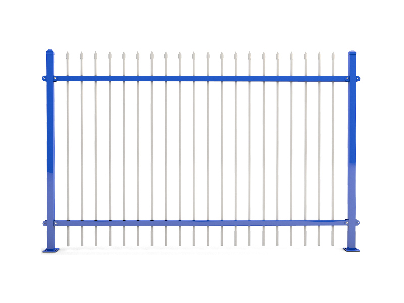 雙橫桿別墅鋅鋼柵欄圖片 雙橫桿別墅鋅鋼柵欄圖片