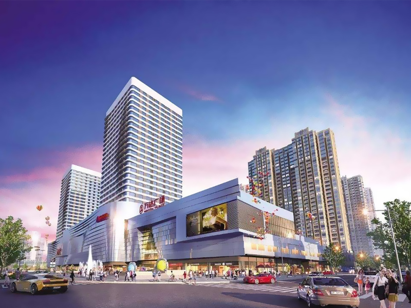 蚌埠萬達(dá)廣場(chǎng)樓梯欄桿、百葉窗定制