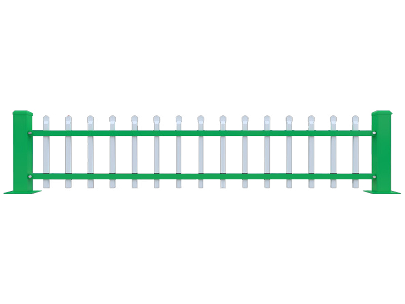 尖頭草坪鋅鋼柵欄圖片